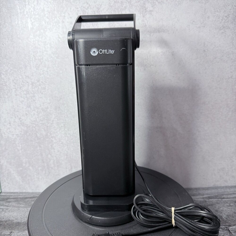 Ottlite Folding Portable Desk Lamp Model GX7902 Black Tested and works great! - Picture 2 of 7
